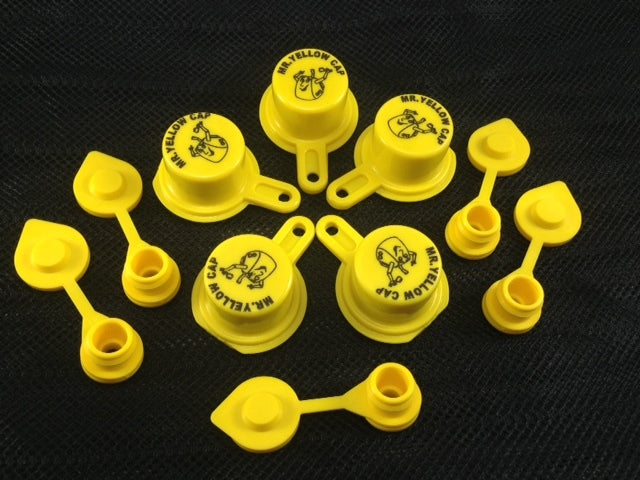 Mr. Yellow Cap BLITZ Yellow Spout Caps & Vent Caps Packs - Fits Spouts #900302 900092 900094
